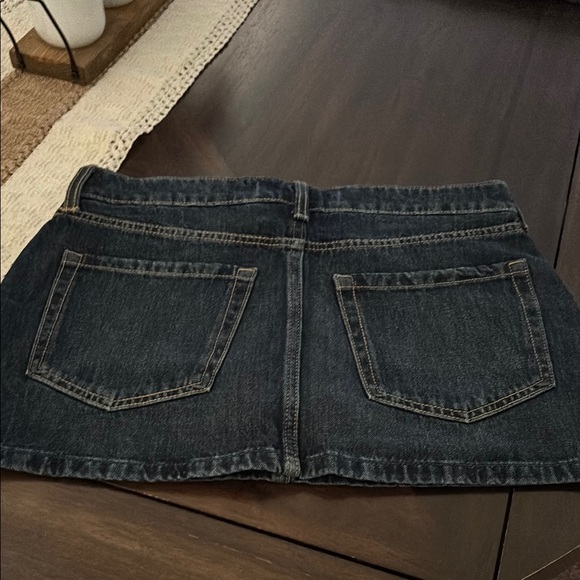 Blue Denim Mini Skirt - Picture 7 of 7